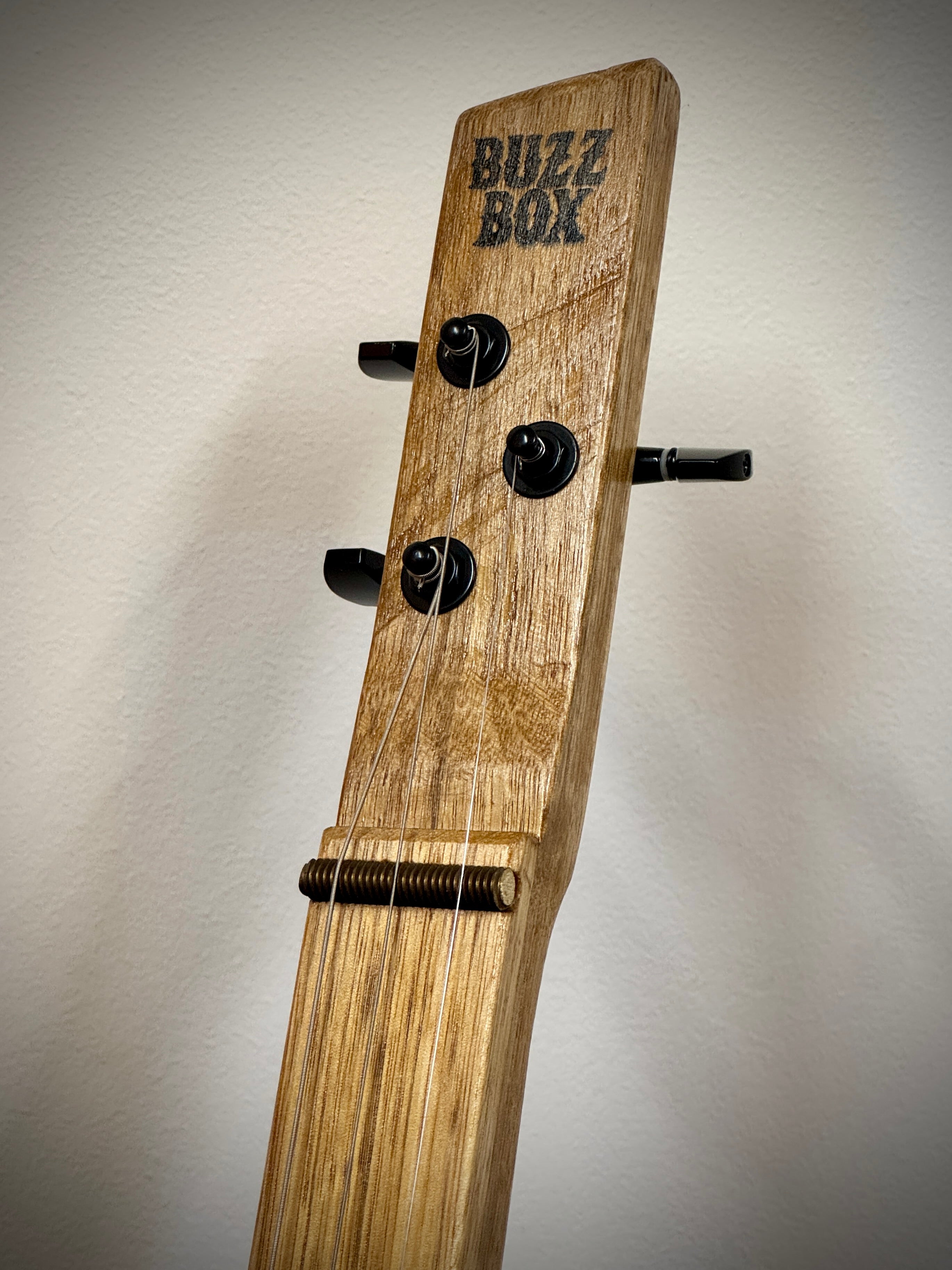 Buzz Box Cigar Box Slide Guitar - Three String Cigar Box Guitar