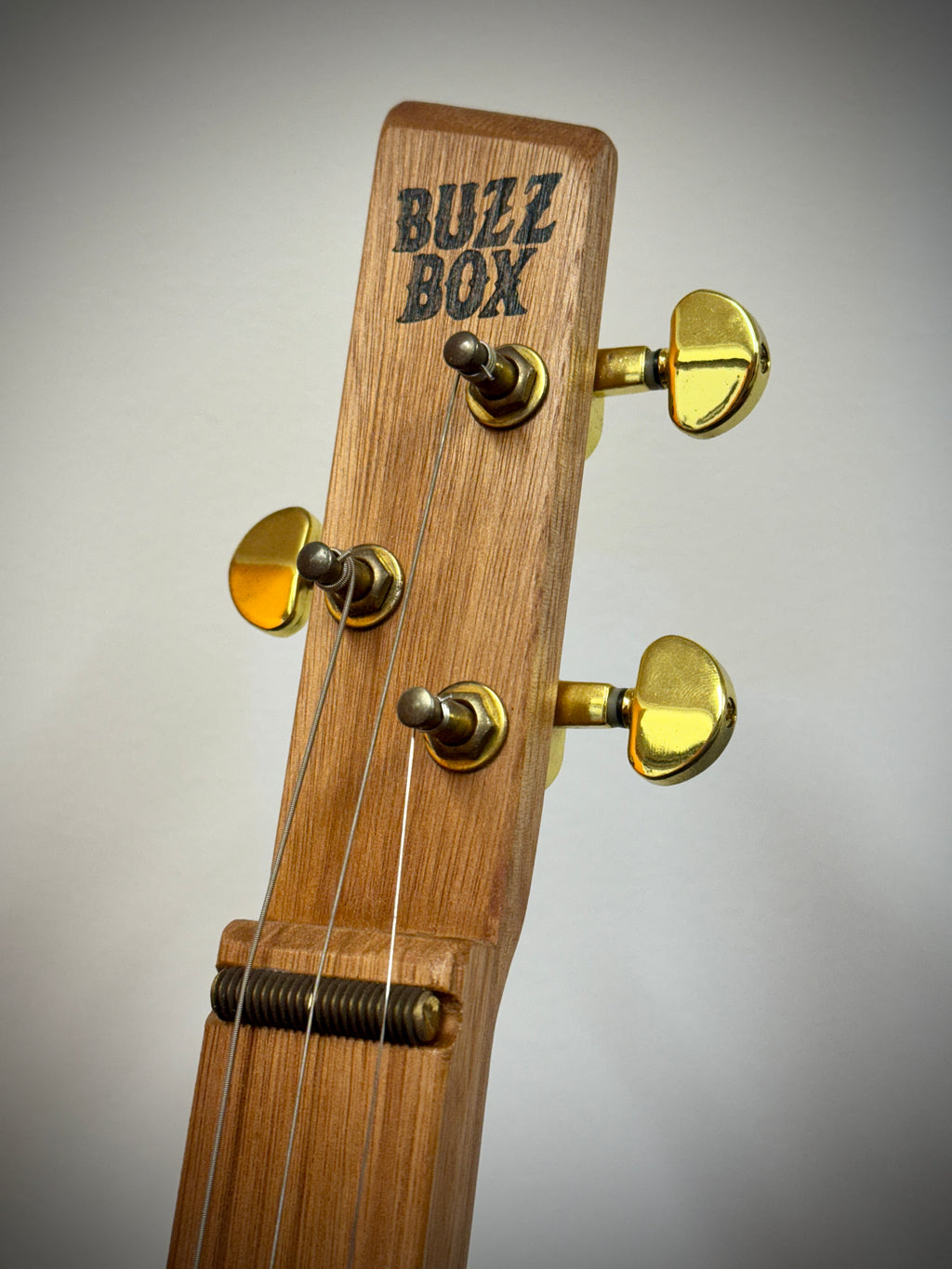 Buzz Box Cigar Box Slide Guitar - Three String Cigar Box Guitar