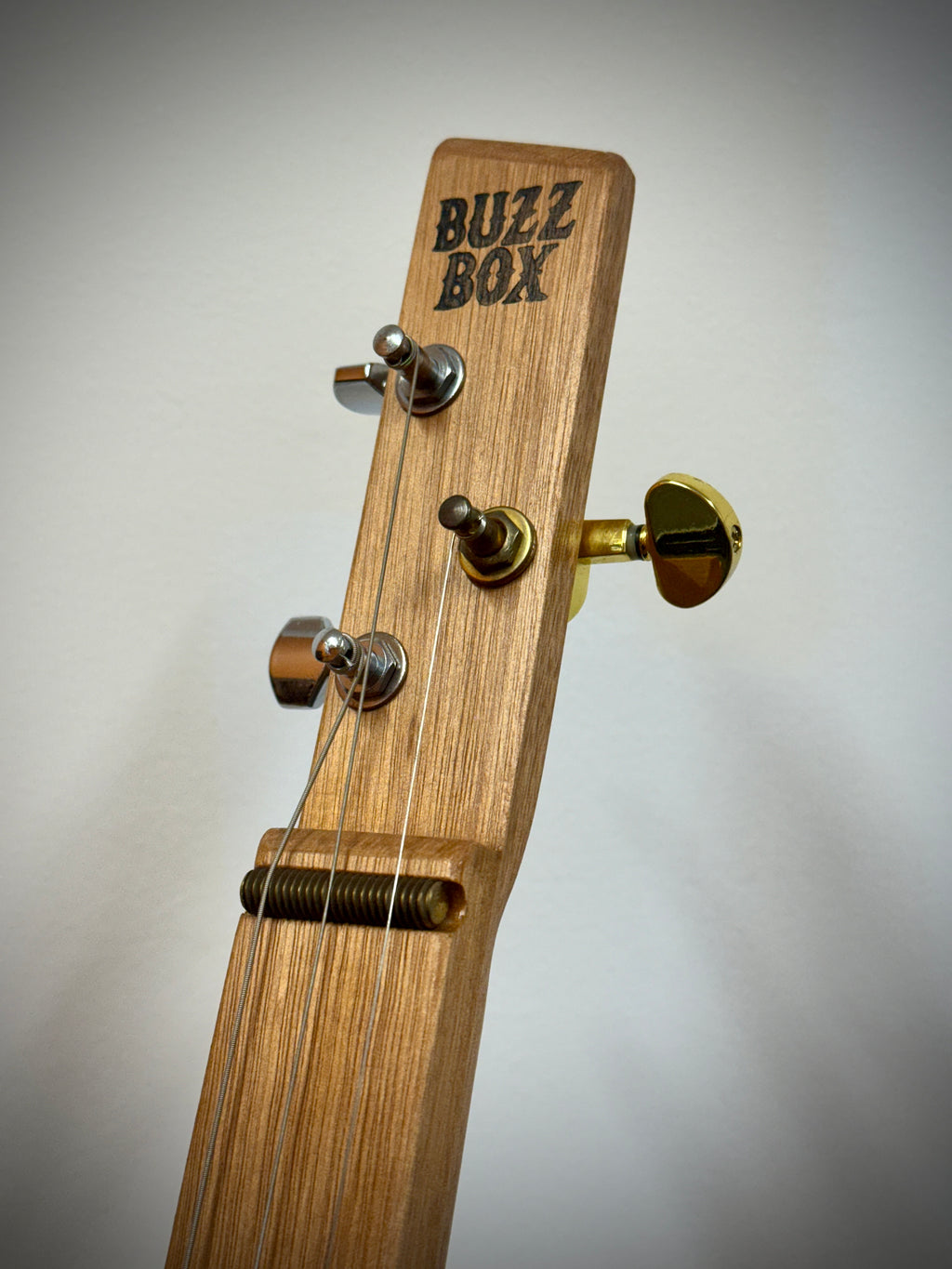 Buzz Box Cigar Box Slide Guitar - Three String Cigar Box Guitar