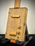Buzz Box Cigar Box Slide Guitar - Three String Cigar Box Guitar