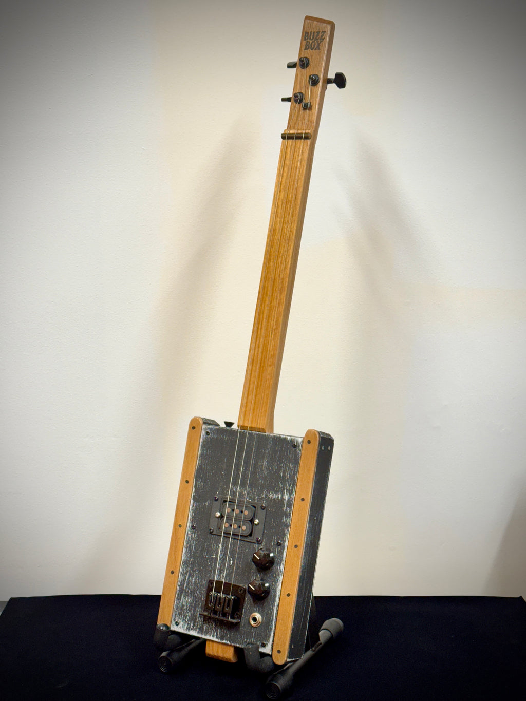 Buzz Box Cigar Box Slide Guitar - Three String Cigar Box Guitar Guitar