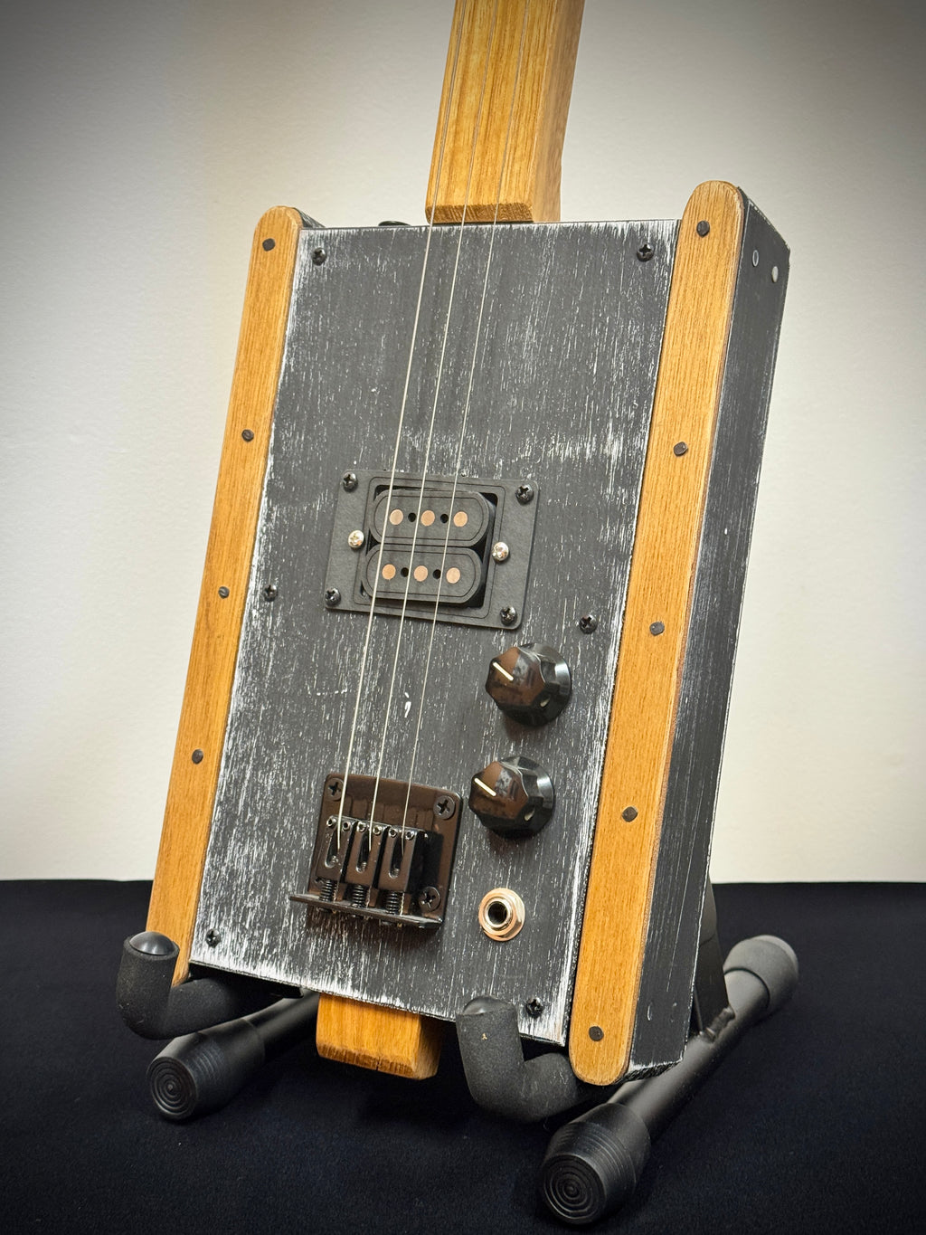 Buzz Box Cigar Box Slide Guitar - Three String Cigar Box Guitar Guitar