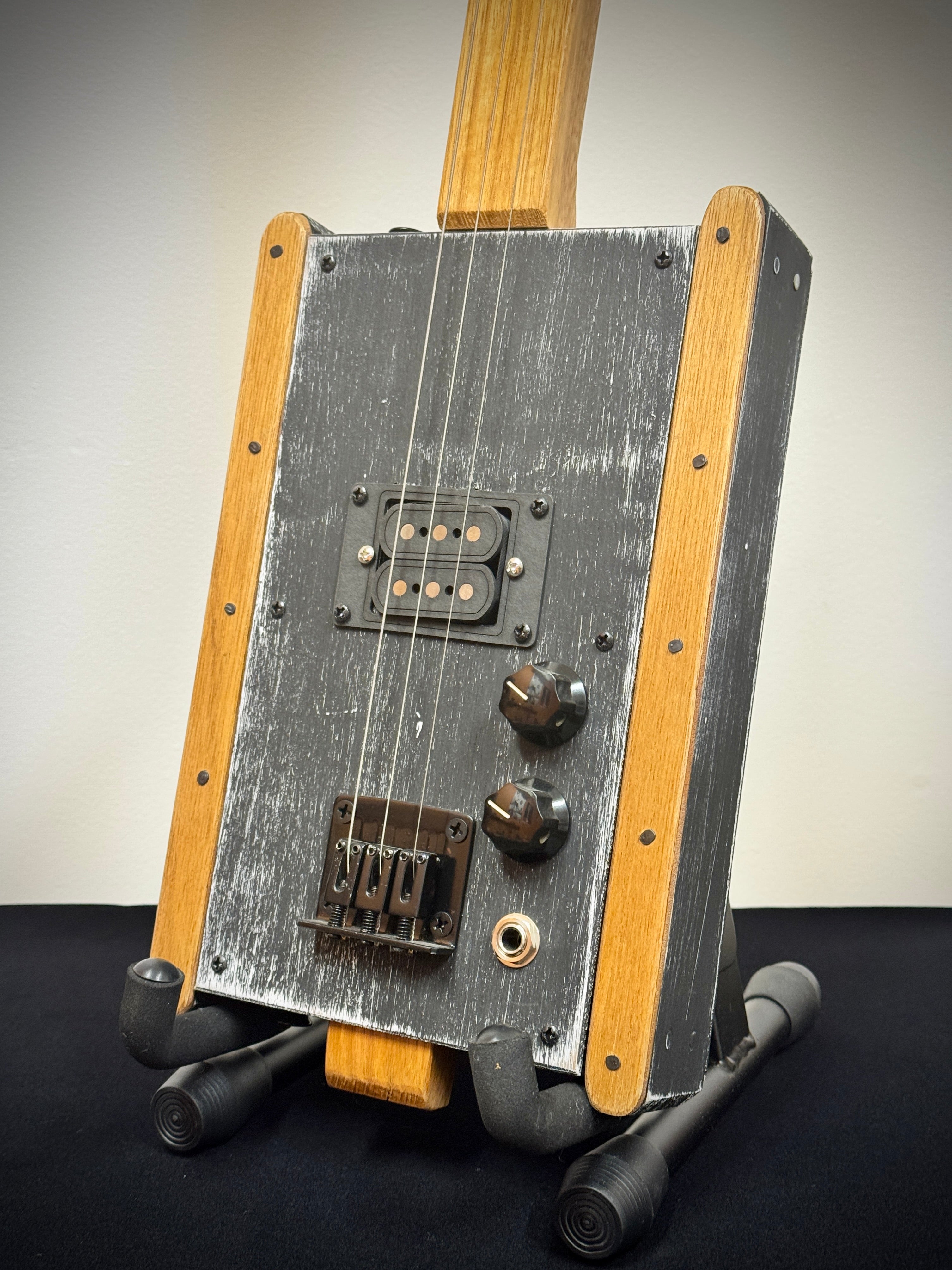 Buzz Box Cigar Box Slide Guitar - Three String Cigar Box Guitar Guitar